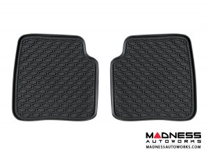 FIAT 500 Floor Mats - All Weather - Rubber - Premium  